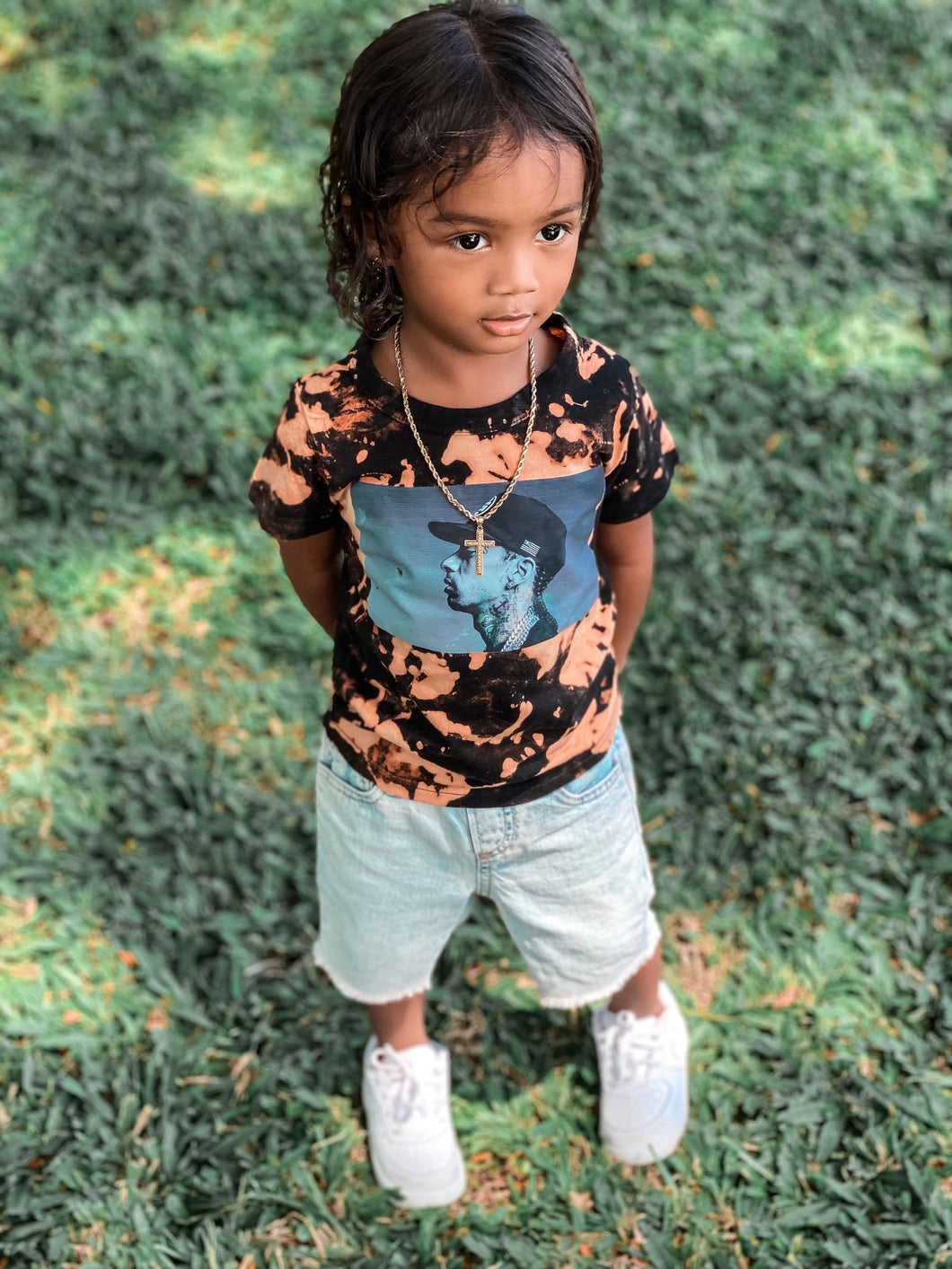 Hip Hop Made Me Do It Acid Wash Tees